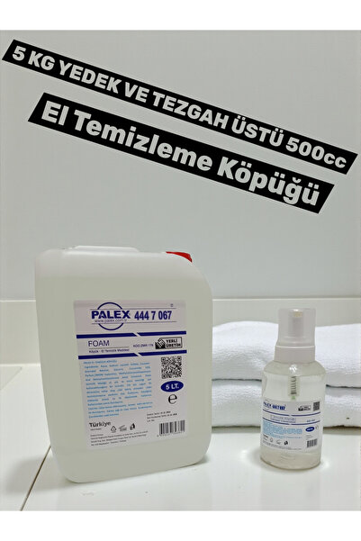 Palex SABUN KÖPÜĞÜ 5 KG + 500cc TEZGAH ÜSTÜ SABUN KÖPÜĞÜ SHOPYCİNO