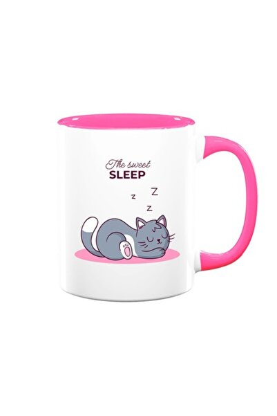OEM Cană personalizată cu mesajul „Somn dulce”, Betaprint, albă cu interior r...