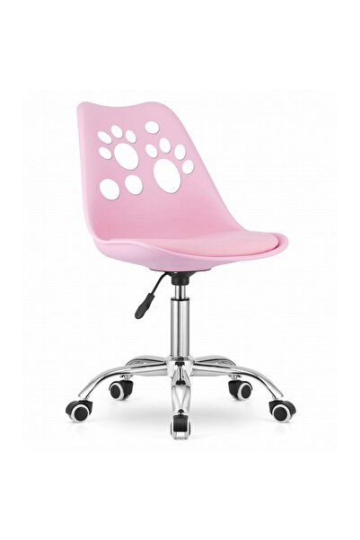 Leobert Office chair, Artool, Print, swivel, PP, pink, 50x57x93.5 cm