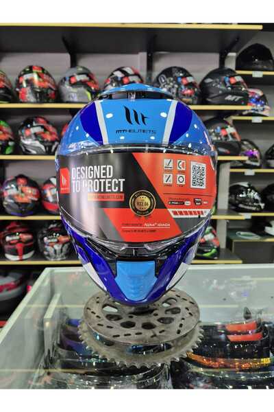 MT Helmets Thunder 4 SV Freeway A17 Parlak Kapalı Kask