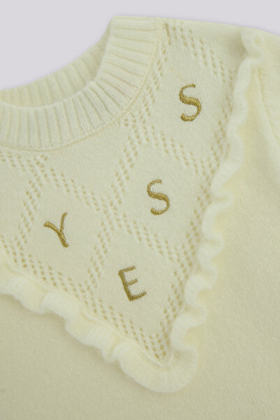 Tyess Girl Ecru Sweater