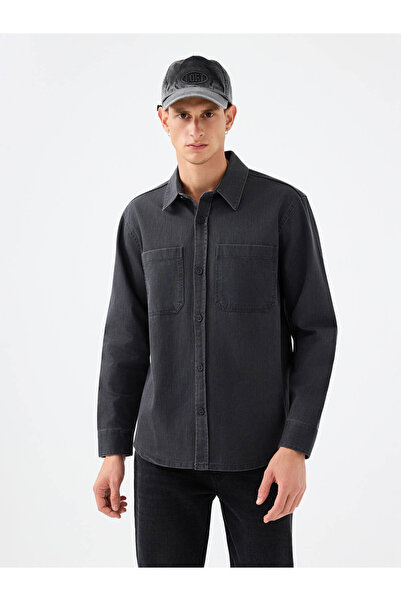 Loft Relax Fit Anthracite Men's Shirt Lf2040989
