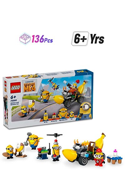 LEGO Despicable Me Minions and Banana Car 75580 (136 Pieces)