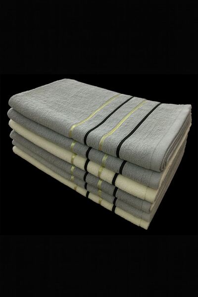 HORECA PAPATYA Set of 6 face towels 50x90 cm
