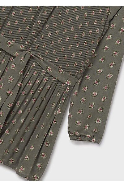 MAYORAL 7914-41 KIZ ÇOCUK YEŞİL ELBİSE