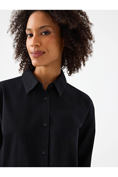 Loft Loose Fit Black Women's Shirt Lf2041855