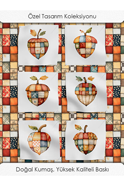 FabricMarket Patchwork Kumaş Seti – Dikiş ve Hobi İçin %100 Pamuk Desenli Kumaş Kuponları