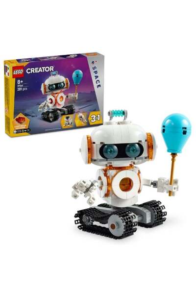 LEGO Creator 3-in-1 Space Robot Science Toy Set, converts to Dog or Rocket 31164