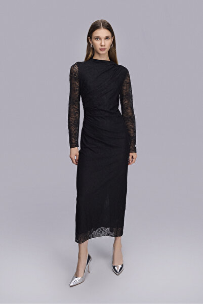 Naramaxx 1642-1 ELBİSE SİYAH