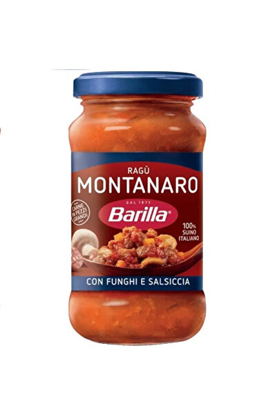 Barilla Ragu Montanaro Sauce - Tomato sauce with mushrooms and sausages 300g