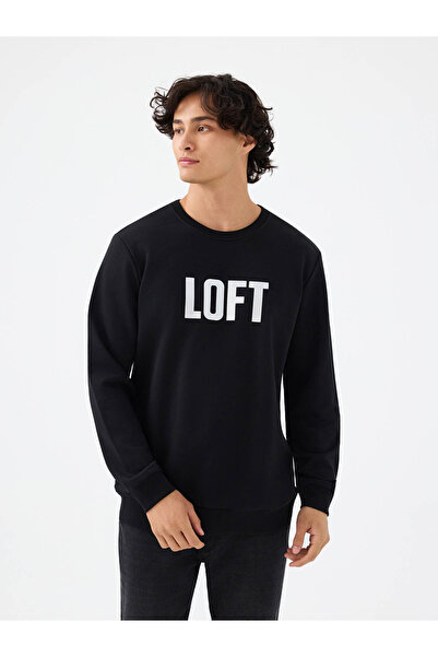 Loft Erkek Sweat Lf2041133 BLACK