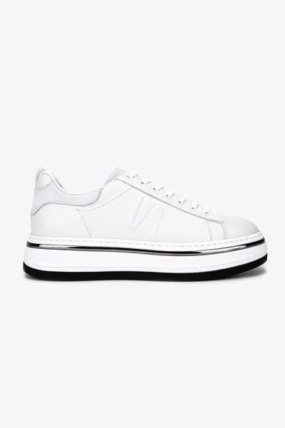 Valmenti Erkek Hakiki Deri Beyaz Sneakers & Spor Ayakkabı