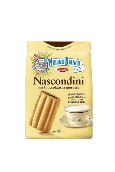 Mulino Bianco Biscuiti italieni umpluti cu ciocolata Nascondini 600g