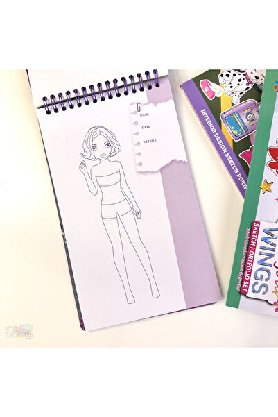 Gıpta Style on Portfolio Sketch Set Fashion Design Notebook Set K9015