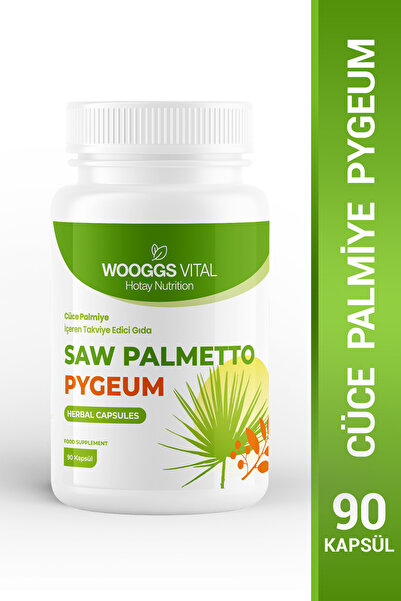 Hotay Nutrition Wooggs Vital Cüce Palmiye 320 mg Pygeum 50 mg Takviye Edici G...
