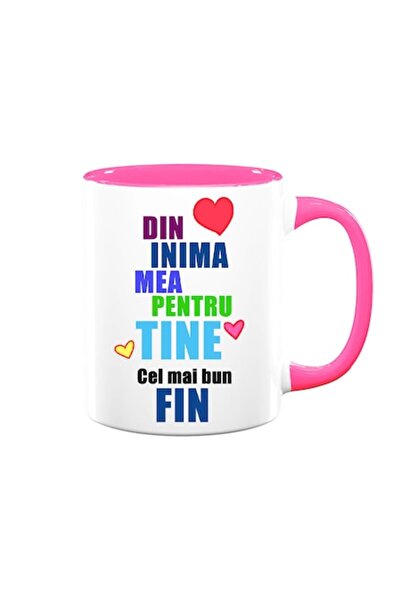 OEM Cană personalizată pentru fin cu mesajul: „Din inimă pentru tine, cel mai...