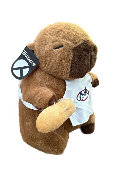 alpmodel Capybara Kapibara Aşcı Sevimli Uyku Arkadaşım Peluş Oyuncak 35 Cm