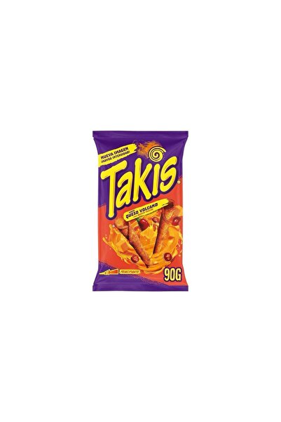 Takis ( Volcano ) Peynir & Acı Biber Aromalı Mısır Cipsi 90 G