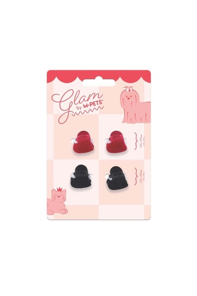 M-PETS GLAM KÖPEKLER İÇİN AKSESUAR TOKA BLACK/RED