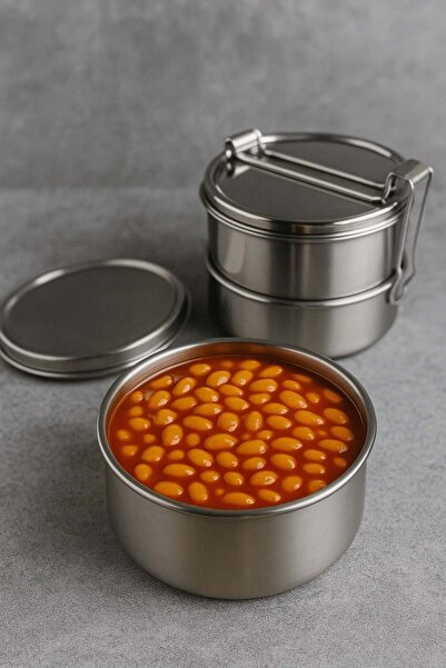 Jenisa صندوق غداء من الفولاذ المقاوم للصدأ للمدرسة والمكتب - حقيبة غداء بثلاث طبقات قابلة للقفل رقم: 1