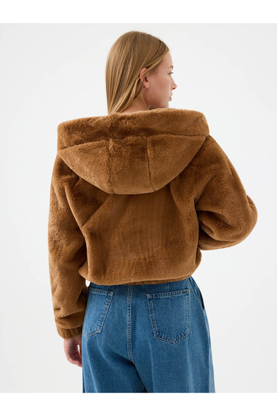 Loft Loose Long Crop Kahverengi Kadın Mont Lf2040789