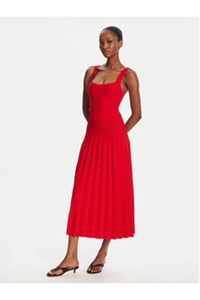 STAUD Γυναικείο πλεκτό φόρεμα R24S2213VN Πολύχρωμο