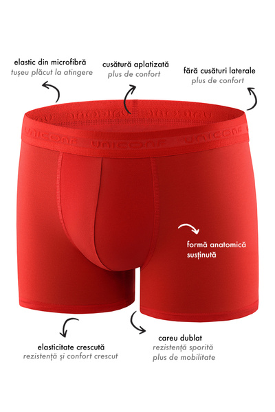 uniconf Set of 5 men's boxer shorts UBB08PECROS made of cotton with lycra