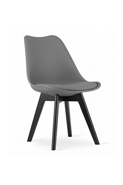Leobert Kitchen/living room chair, Artool, Mark, PP, wood, graphite and black...
