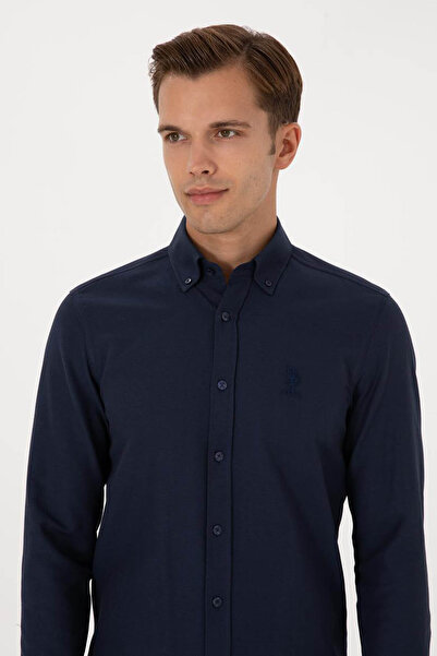 U.S. Polo Assn. Nova025K Lacivert Erkek Gömlek 2225592