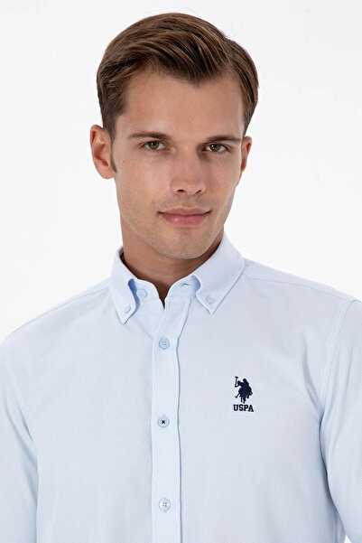 U.S. Polo Assn. Nova025K Açık Mavi Erkek Gömlek 2225592