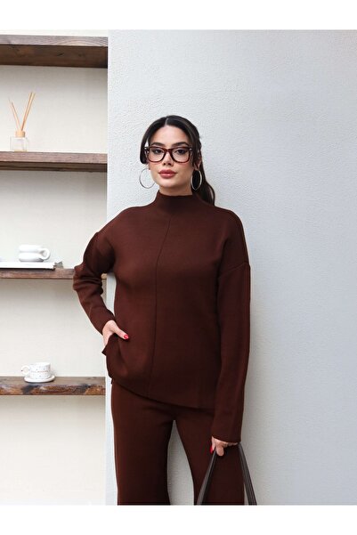 ESRAHELVACI Half Turtleneck Knitwear Set