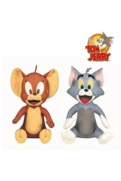 LUDIRO Set 2 Plusuri Tom si Jerry 20 Cm, Jucarii Moi, Sigure si Haioase pentru Copii si Colectionari