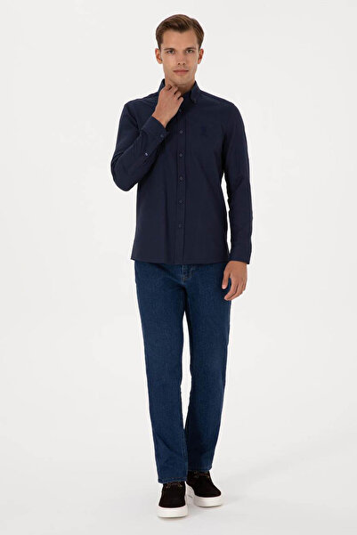 U.S. Polo Assn. Nova025K Lacivert Erkek Gömlek 2225592