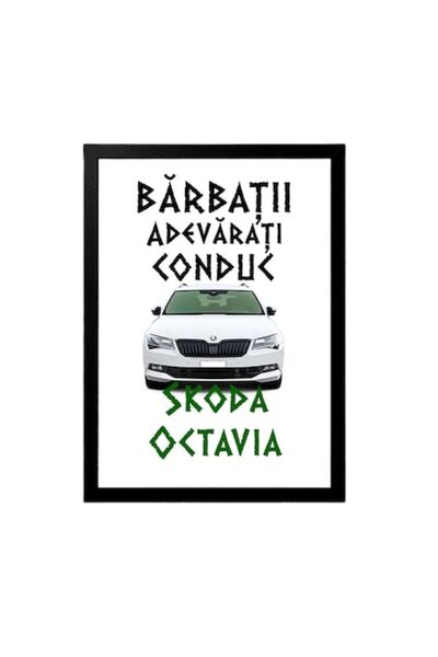 OEM Tablou decorativ pentru entuziaști cu mesajul: „Bărbați adevărați conduc ...