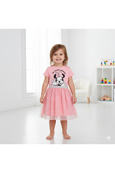 Minnie Mouse - GIRL'S TULLE DRESS 100% COTTON | MESH 100% POLYESTER|
