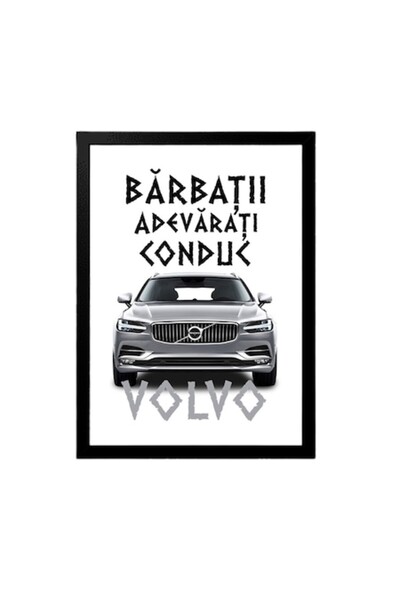 OEM Tablou decorativ pentru pasionați cu mesajul: „Bărbați adevărați conduc V...