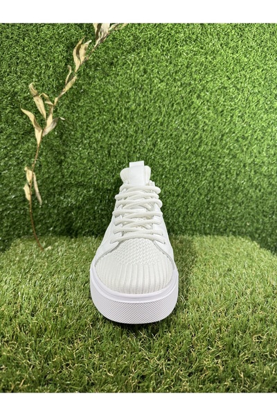 NO BRAND Erkek beyaz klasik spor ayakkabı