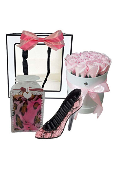 velve Pachet Pinkhold,femei, aranjament floral 15 trandafiri fosforescenti,su...