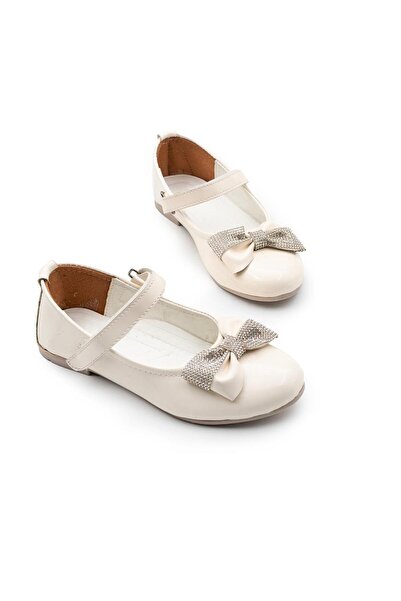 LUCKY COLLECTİON pantofi de balerină pentru fetiță cu detaliu de fundă 6047