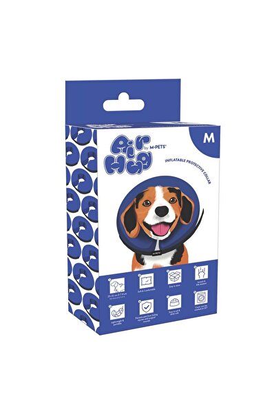 M-PETS طوق حماية قابل للنفخ من نوع AIR HUG (M)