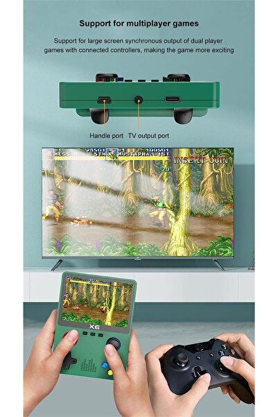 Generic Portable Retro Console: 10000+ Games on a 3.5" OCA IPS Screen (32GB, 11 Emulators)