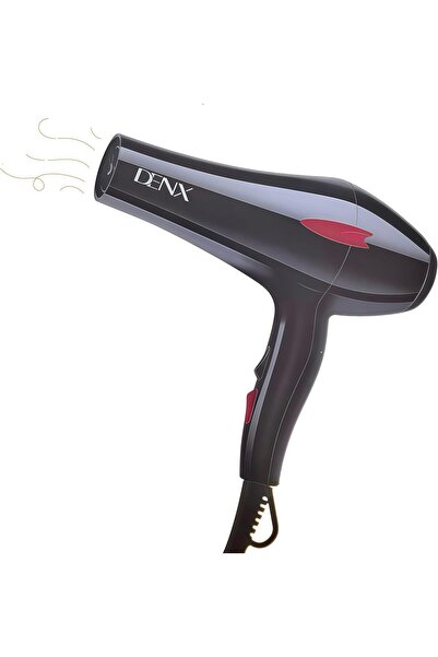 Denx Professional Hair Dryer by Denx, 2200W, Hot and Cold Air Settings, Long Cord 2.5m, Fast Drying and F