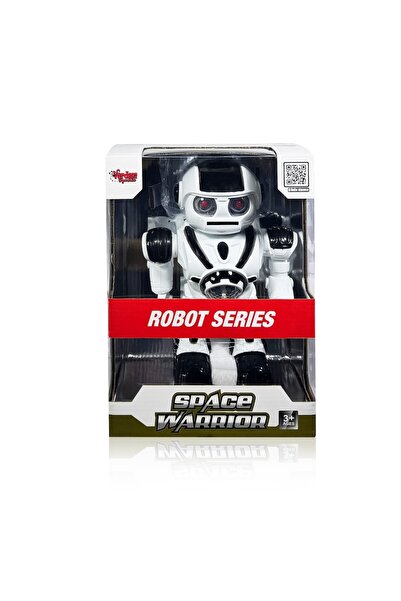 Genel Markalar Vardem Işıklı ve Müzikli Disk Atan Uzay Savaşçısı Pilli Robot