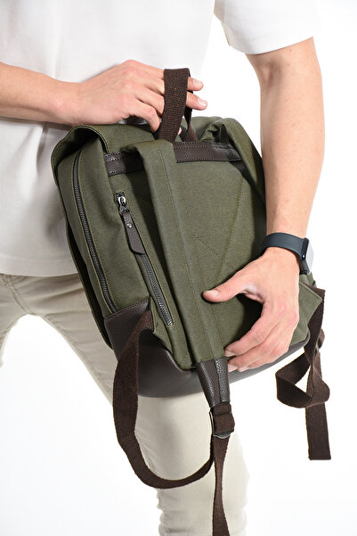 MEGA ÇANTA Canvas Series Ultra Large Capacity Backpack Men's Bag