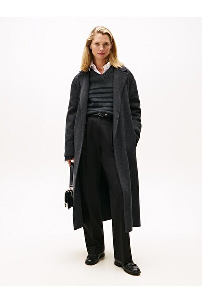 Tommy Hilfiger DF WOOL REG BELTED MAXI COAT