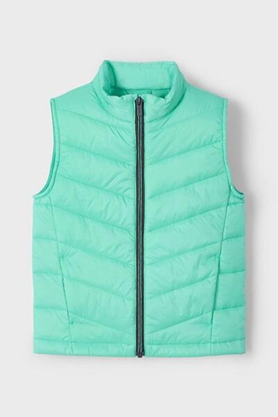 MAYORAL Boy 3-9 Years Old Transitional Thin Puffer Vest 3371 Mint
