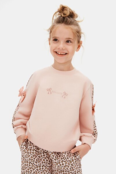 Nk Tekstil Romantic Girl Sweat - Pudra