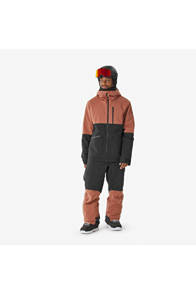 Decathlon Wedze Men's Ski/Snowboard Jacket - Brown - 500 Am
