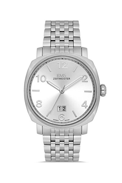 RMS Zeitmeister Rms.1.Ag1629.01 Crystal Glass Steel Band Steel Case 5 Atm Water Resistant Metallic R
