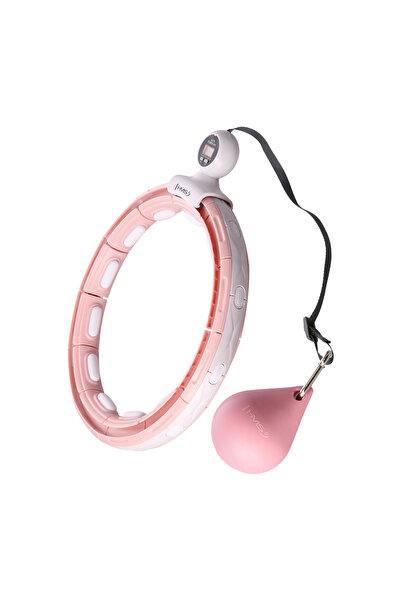 Other HHM15 HULA HOOP PINK MAGNETIC WITH WEIGHT + COUNTER HMS